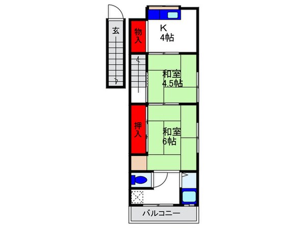 豊寿荘の物件間取画像